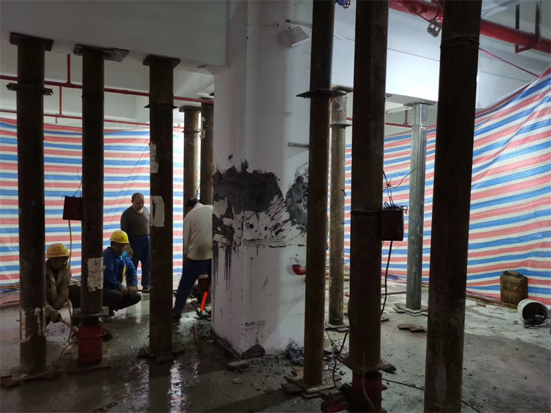 某房屋结构柱置换混凝土施工案例