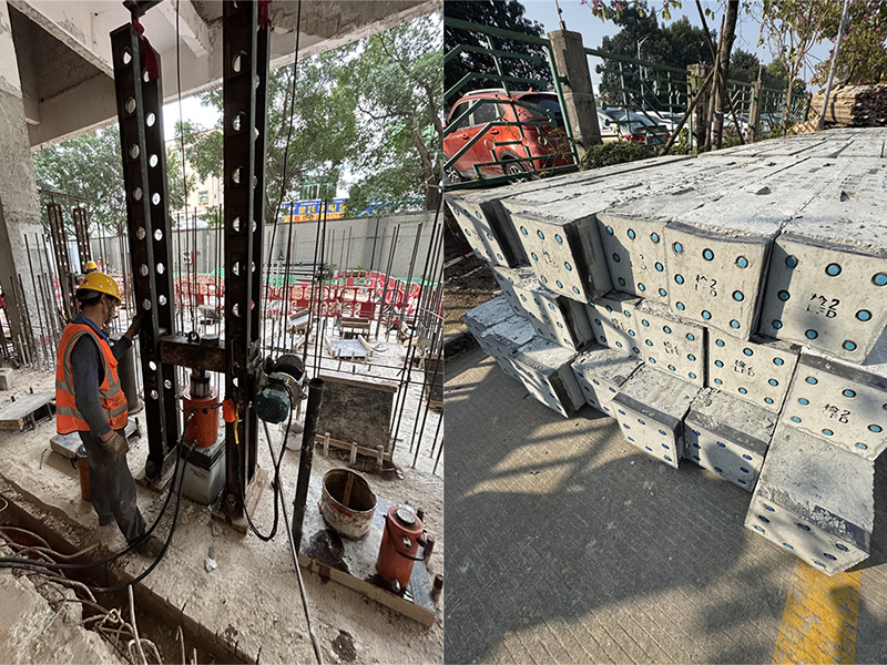 某房屋静压桩加固案例